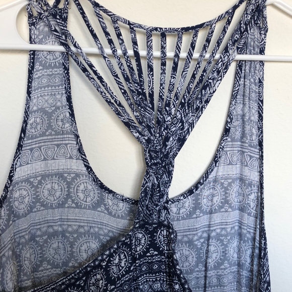 Navy + White maxi dress - Picture 5 of 5